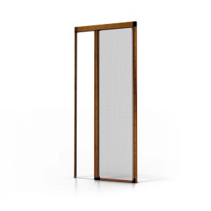 Avosdim Insektenschutzrollo Tür, 140x230cm, Golden Oak, Aluminium Rahmen.