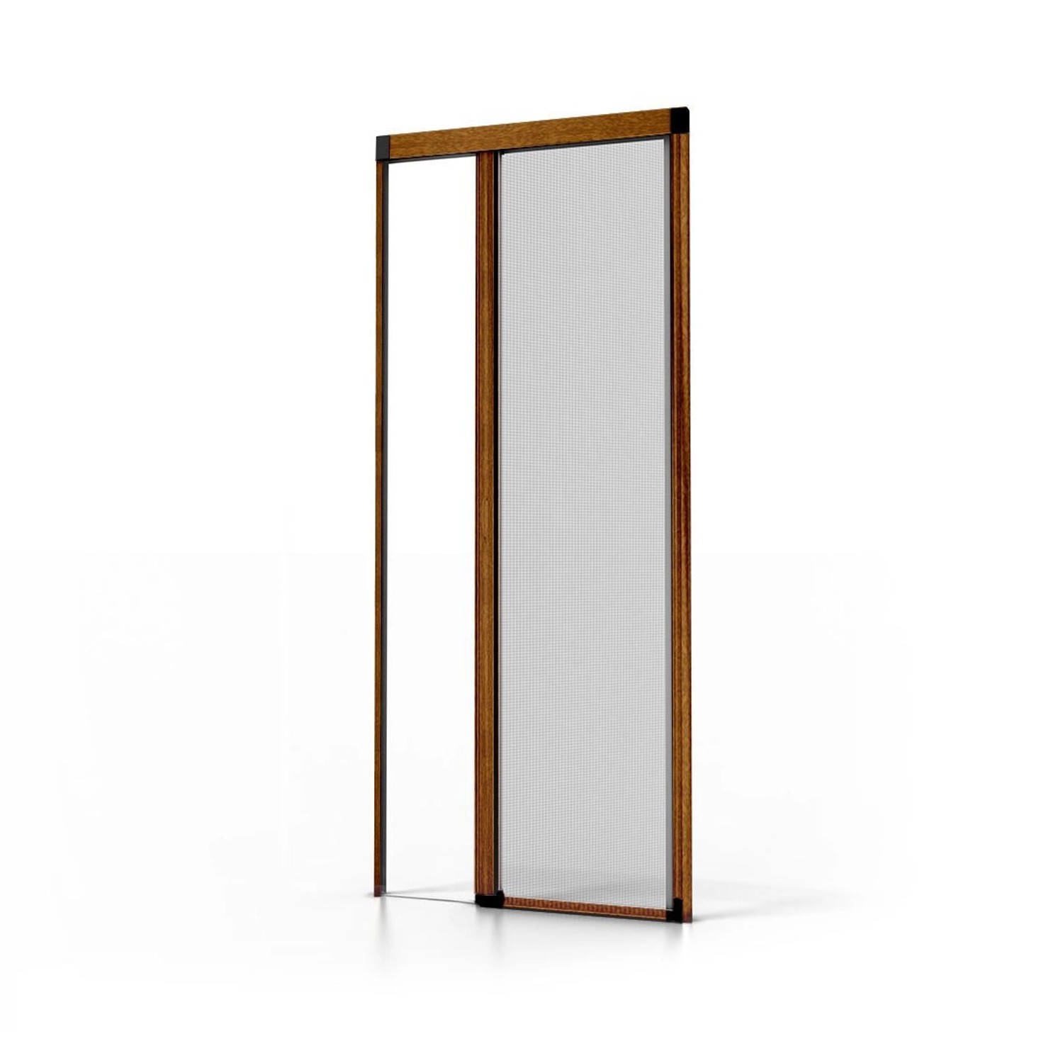 Avosdim Insektenschutzrollo Tür Aluminium 140cm x 230cm Golden Oak günstig online kaufen