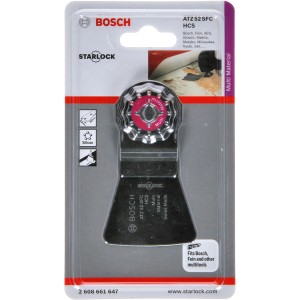 Bosch ATZ 52 SFC Schaber für Multifunktionswerkzeuge, 52mm, zum Entfernen von Kleberesten.