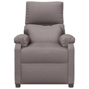 vidaXL Relaxsessel Taupe Stoff 342458