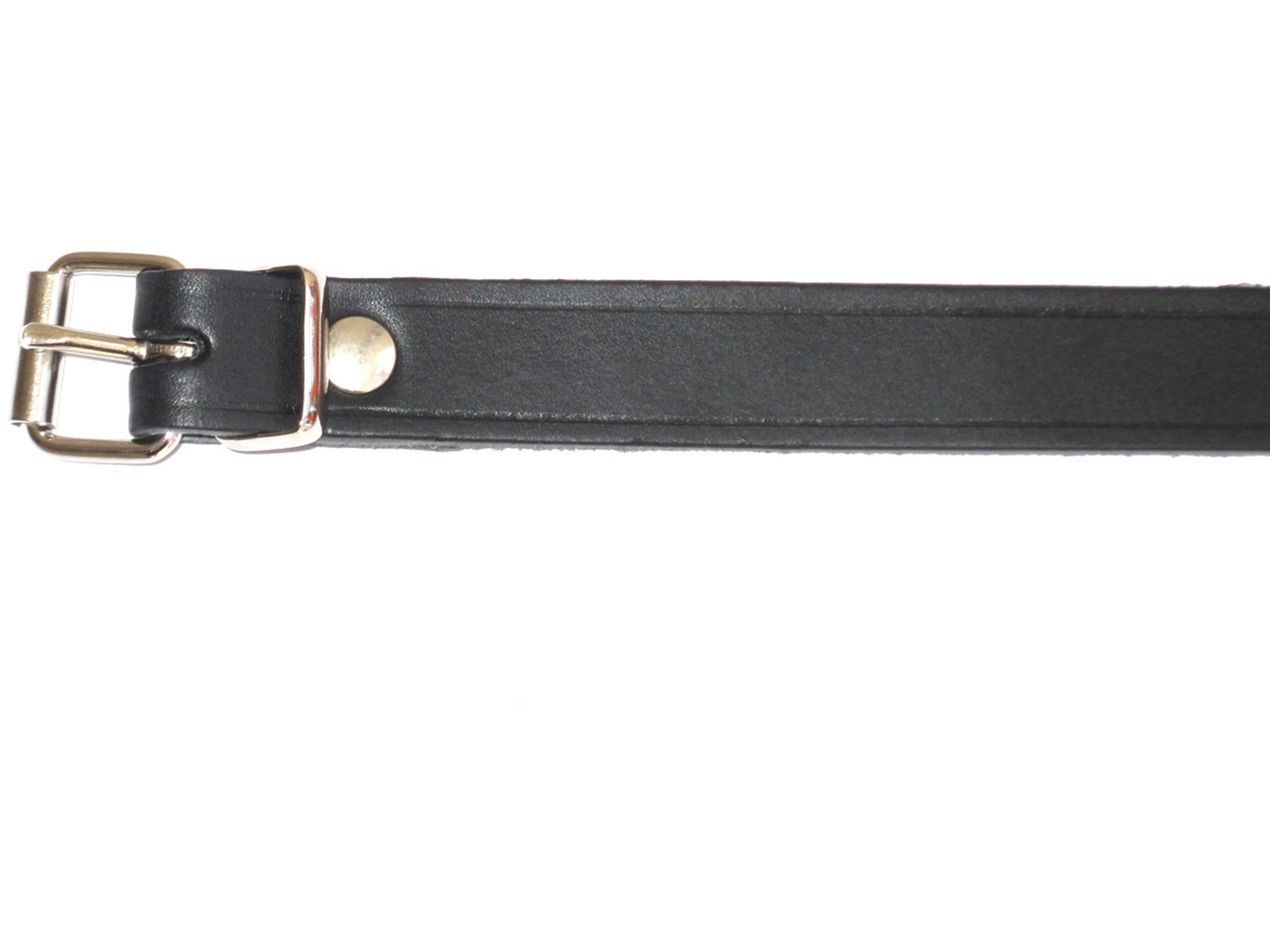 Handgefertigtes Hundehalsband, 4 Cm Breit – Mehrfarbig über Schwarz, Mit D-Ring & Ösen