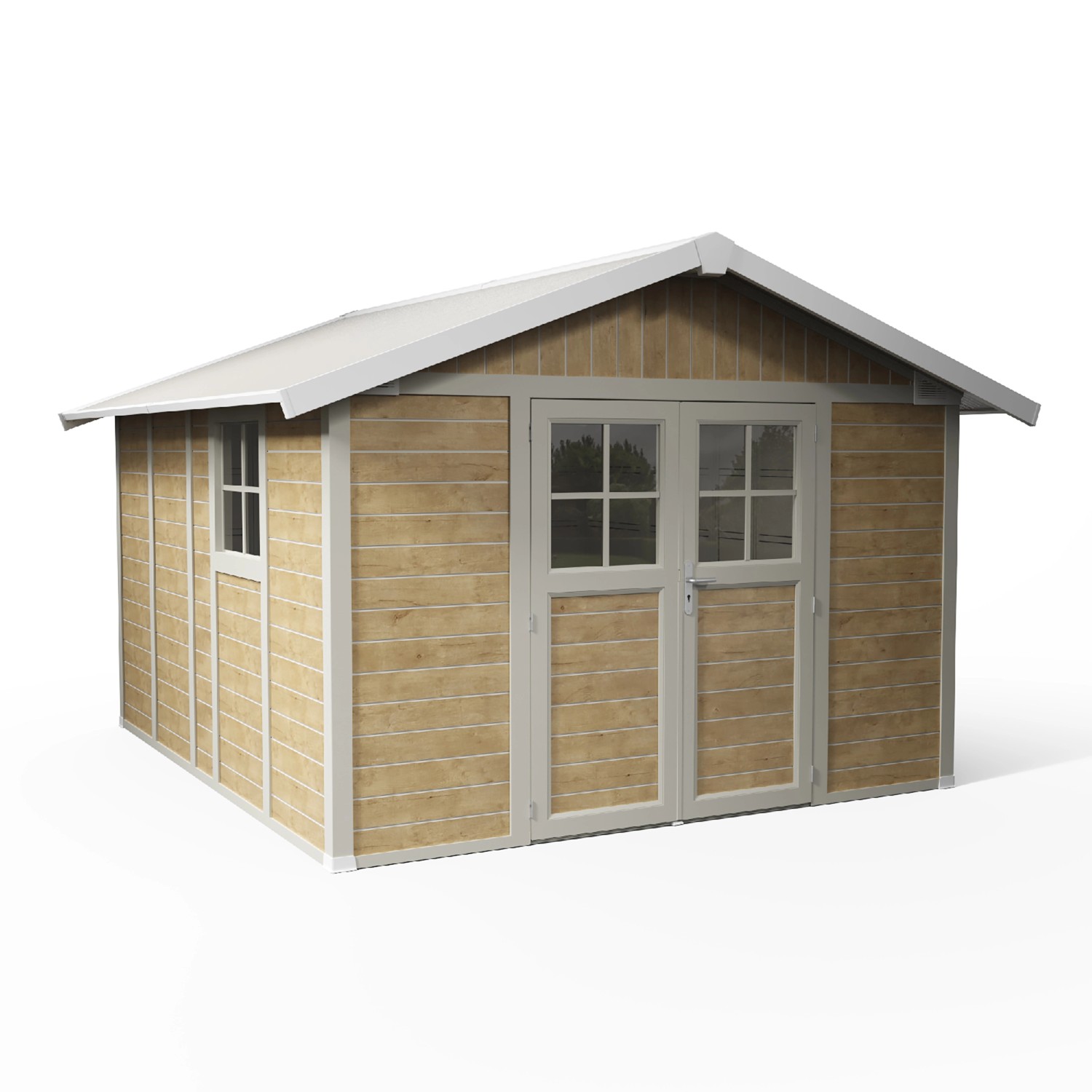 Grosfillex Kunststoff-Gartenhaus Deco 11 Sherwood Sherwood 11 m² günstig online kaufen