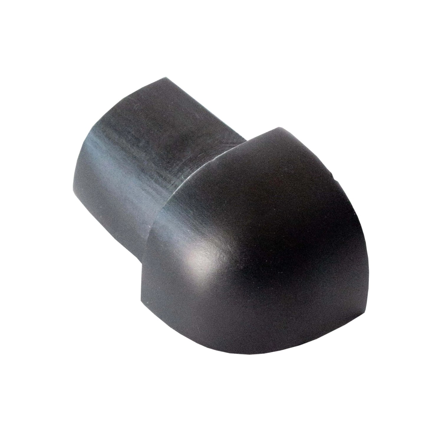 Dalsys Außeneck Fliesenschiene Viertelkreis 8mm Aluminium Schwarz günstig online kaufen