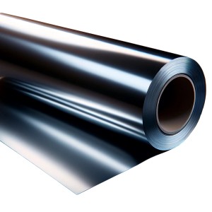 NYVI Spiegelfolie Silber, selbstklebend, 76x200 cm, auf Rolle. Sichtschutz & UV-Schutz für Fenster.