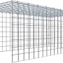 Gabiona Anbaukorb Typ 4, 40x100x50 cm, Maschenweite 5x5 cm, aus galvanisiertem Draht.