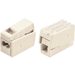 vasalat Set WAGO 224 Leuchtenklemmen 2-polig 1-2,5 mm² 3 Klemmstellen 16 Stück