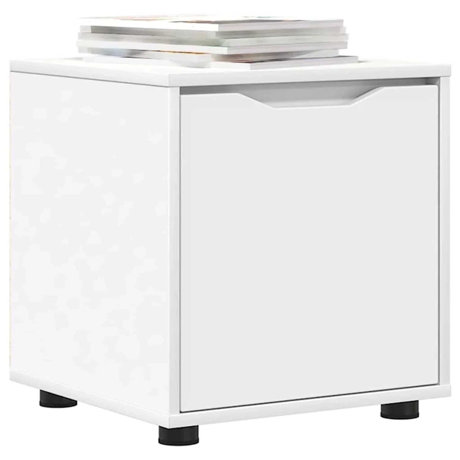 vidaXL Badezimmerschrank Weiß 40,5 x 40 x 44 cm Holzwerkstoff 888947_3