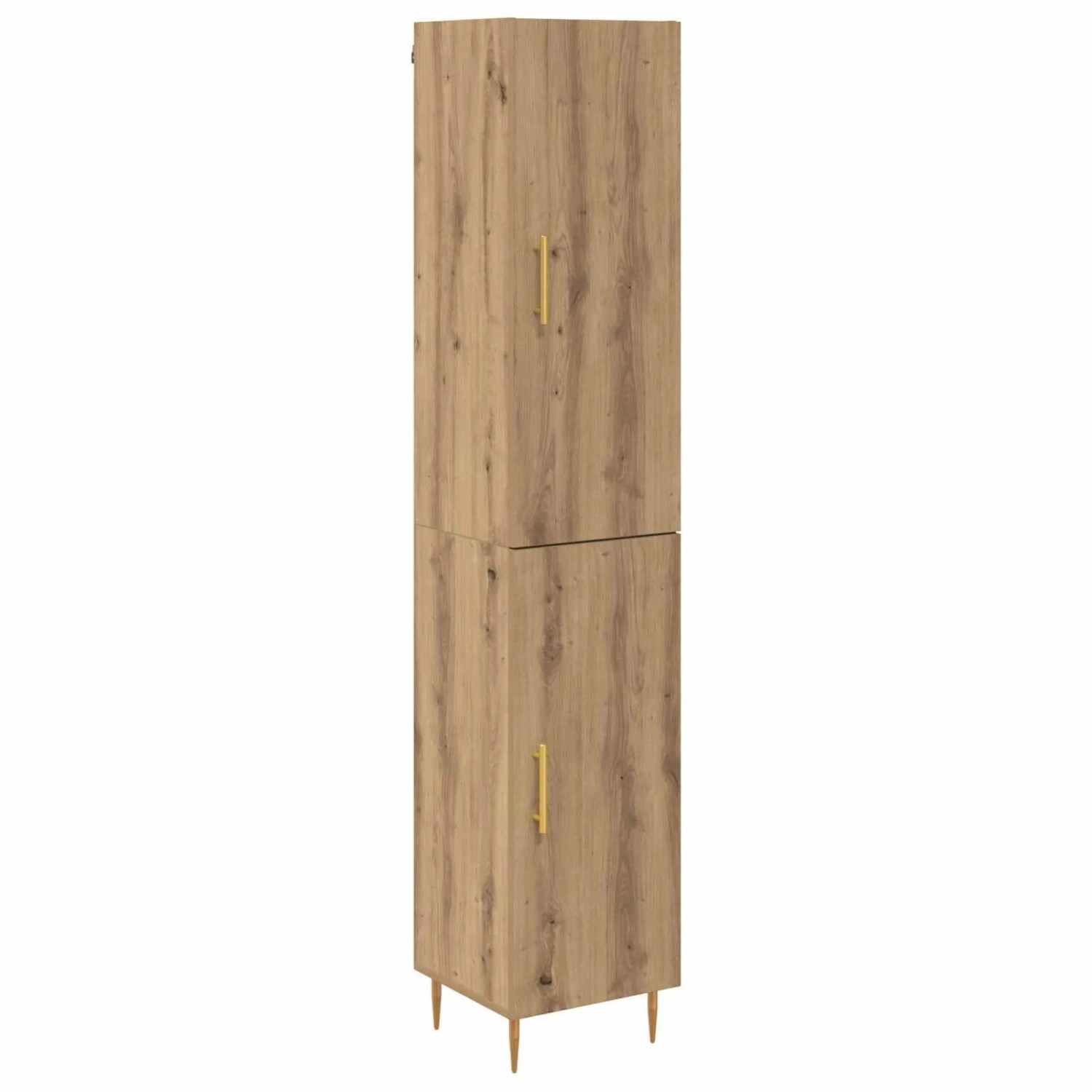 vidaXL Highboard 2-Tlg Artisan-Eiche Holzwerkstoff 3415918 günstig online kaufen