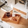 SoBuy Schubladenbox Aufbewahrungsbox Schreibtischorganizer 30x14x20cm FRG180-WN_7
