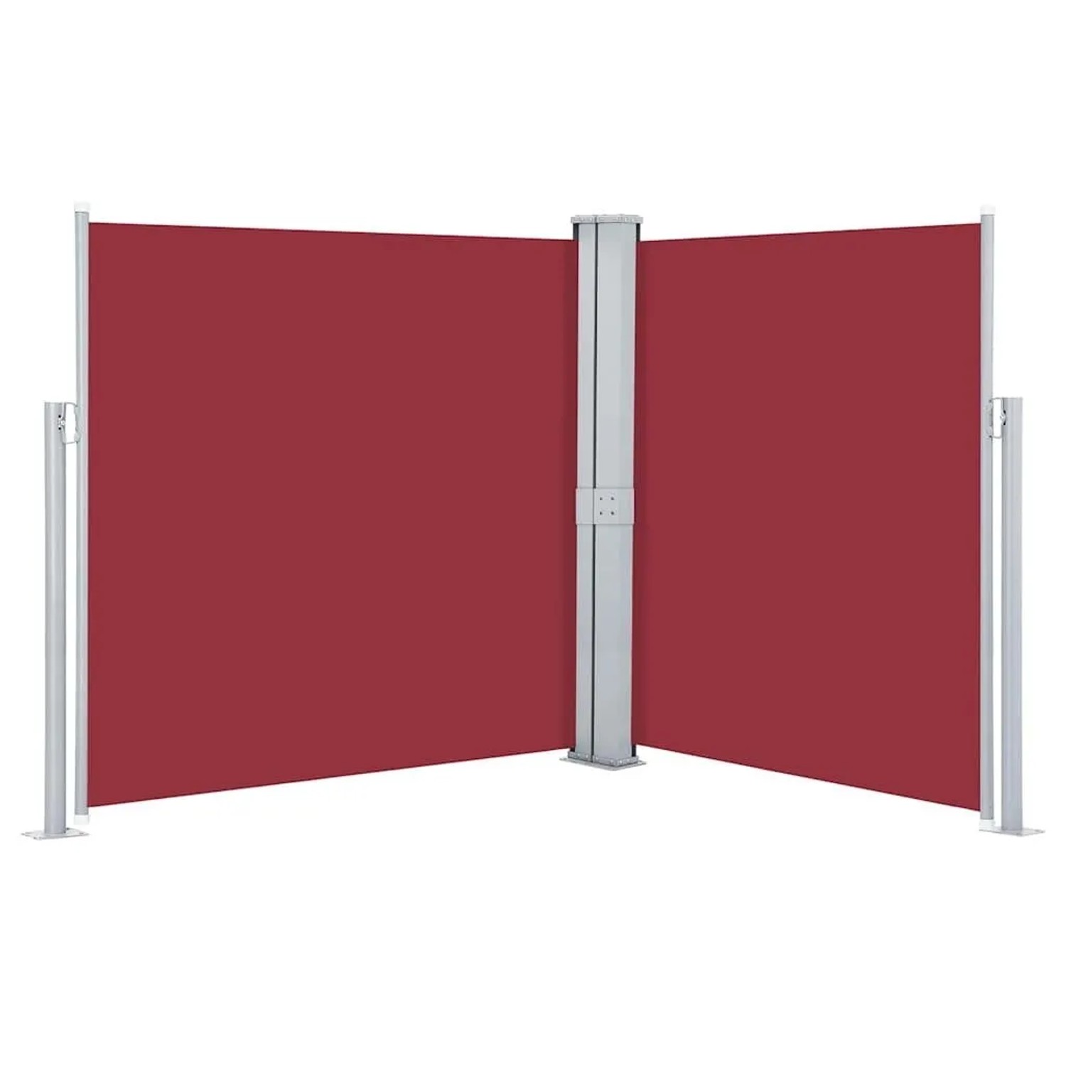 vidaXL Ausziehbare Seitenmarkise 170 x 600 cm Rot 48471
