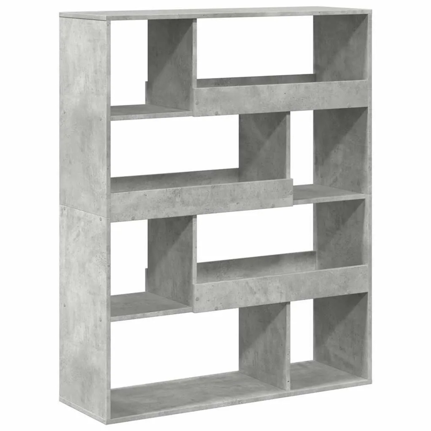 vidaXL Raumteiler Betongrau 100x33x125,5 cm Holzwerkstoff 3309486