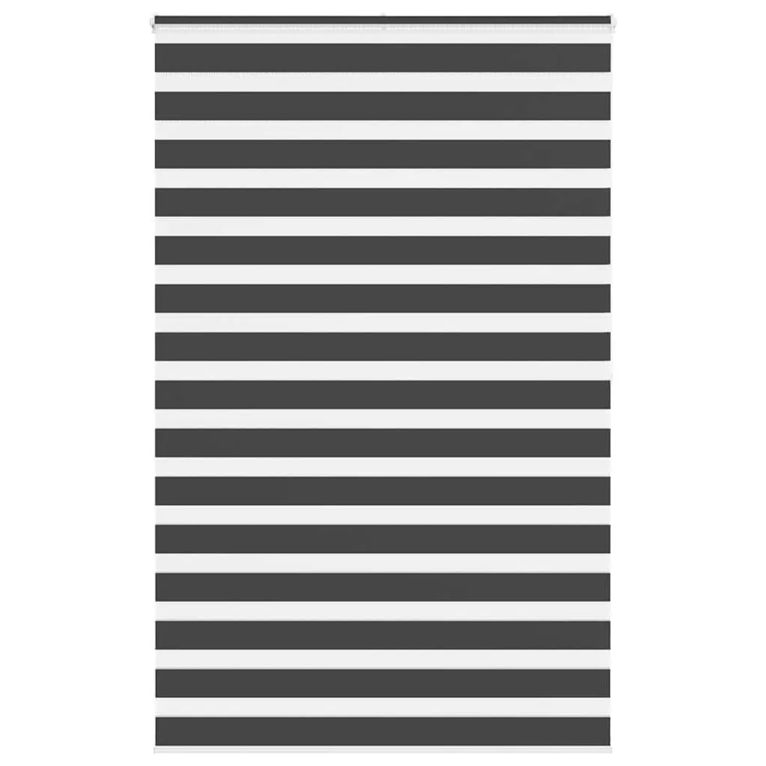 vidaXL Doppelrollo Schwarz 140x200 cm Stoffbreite 135,9 cm Polyester 401426 günstig online kaufen