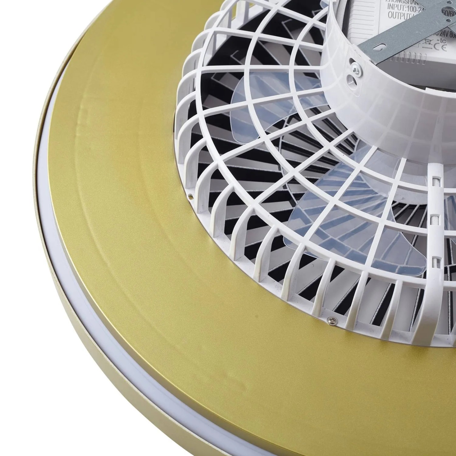 Lindby LED Deckenventilator mit Lampe Teleo 10022132 Dimmbar Leselampe Modern in Gold Messing 1-flammig Wohnzimmerleuchte_7