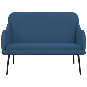 vidaXL Sitzbank Blau 110x76x80 cm Stoff 351490