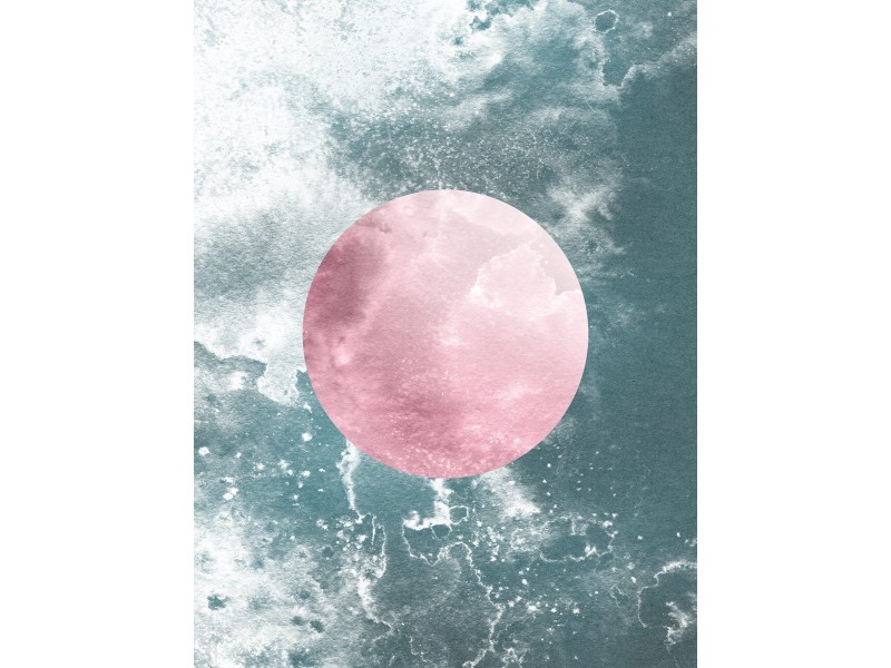 Komar Wandbild Solum Aqua 30 x 40 cm | Poster