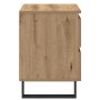 vidaXL Nachttisch Artisan-Eiche mit Schublade, Holzwerkstoff, 40x35x50cm.