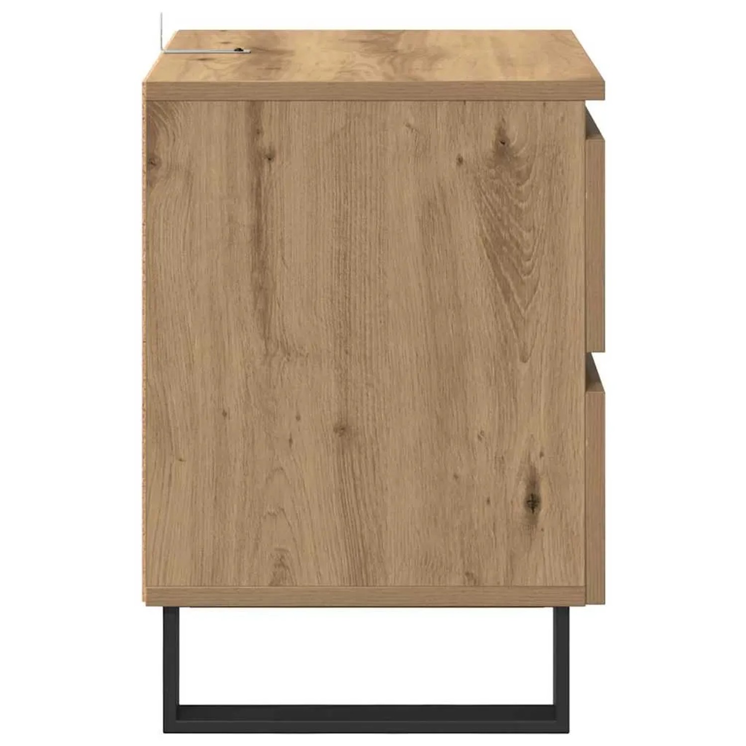 vidaXL Nachttisch Artisan-Eiche mit Schublade, Holzwerkstoff, 40x35x50cm.
