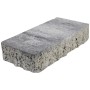 EHL Pflasterstein AquaDrän Microfase, 30x15x6 cm, weiß-anthrazit, wasserdurchlässig.