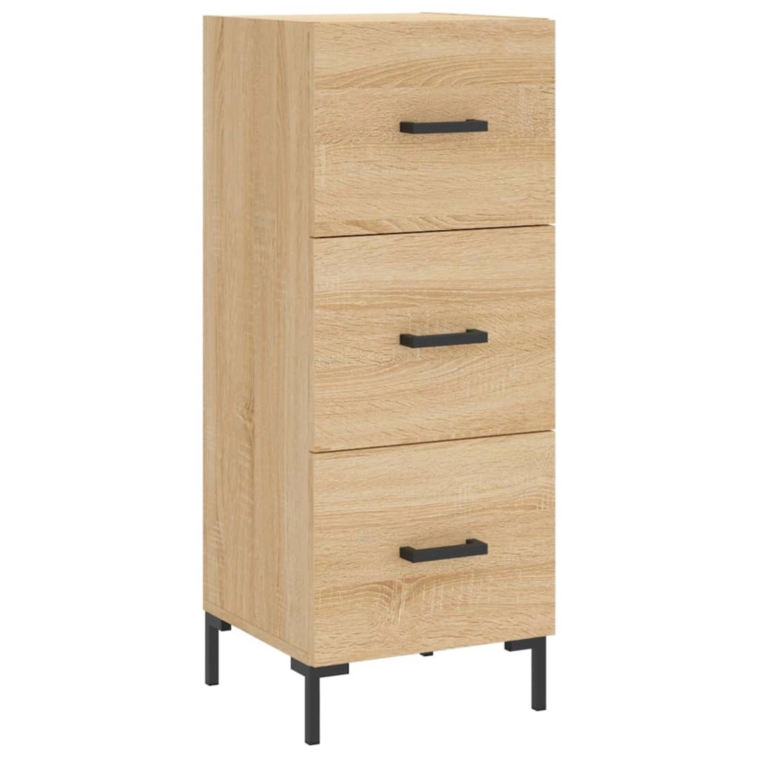 vidaXL Sideboard Sonoma-Eiche 34,5x34x90 cm Holzwerkstoff 828607 günstig online kaufen