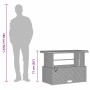 vidaXL Garten Essgruppe, 4-teilig, schwarz, Poly Rattan, mit Tisch und Hockern, ideal für Terrasse und Garten.