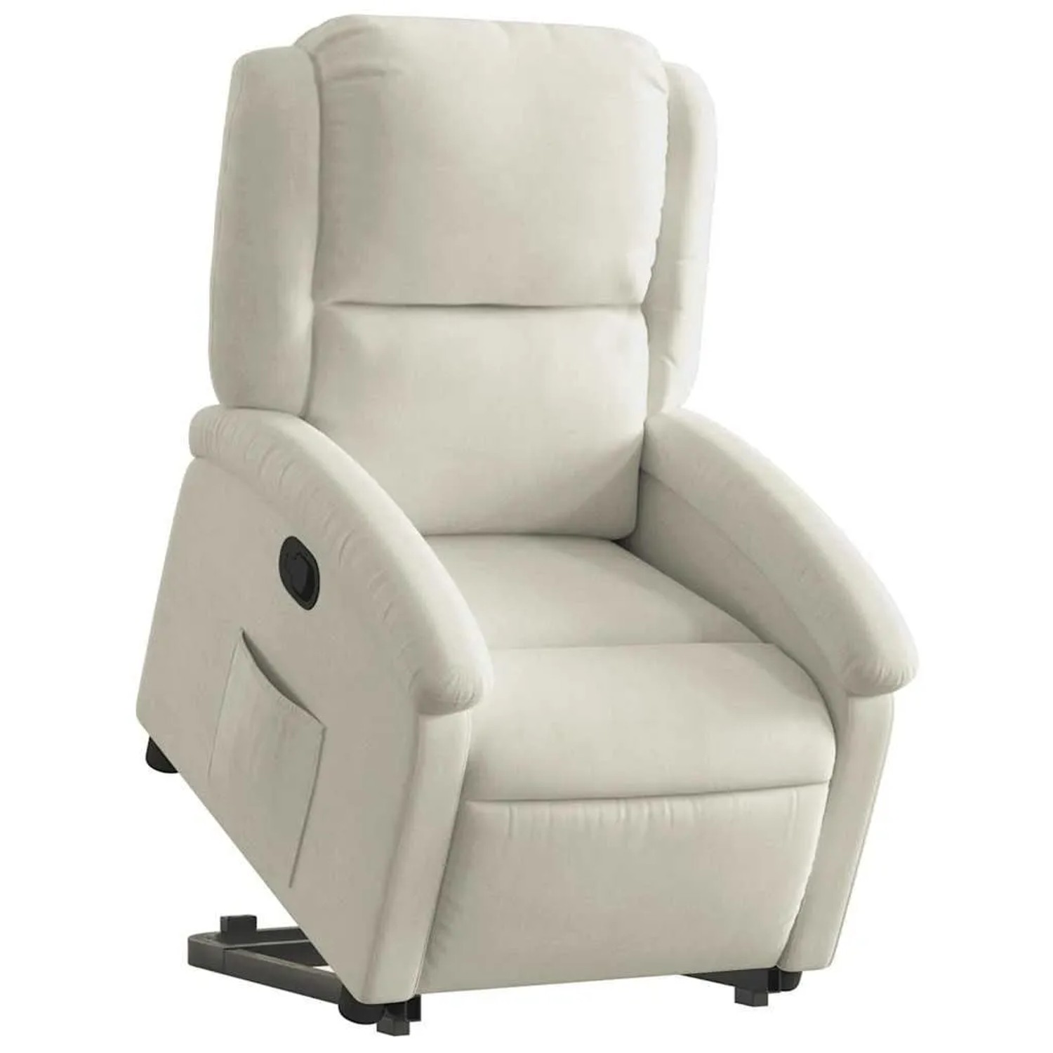 vidaXL Relaxsessel mit Aufstehhilfe Creme Samt 3204309 günstig online kaufen