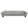 vidaXL Hundebett Hellgrau 100x50x21 cm Samt 172006_3