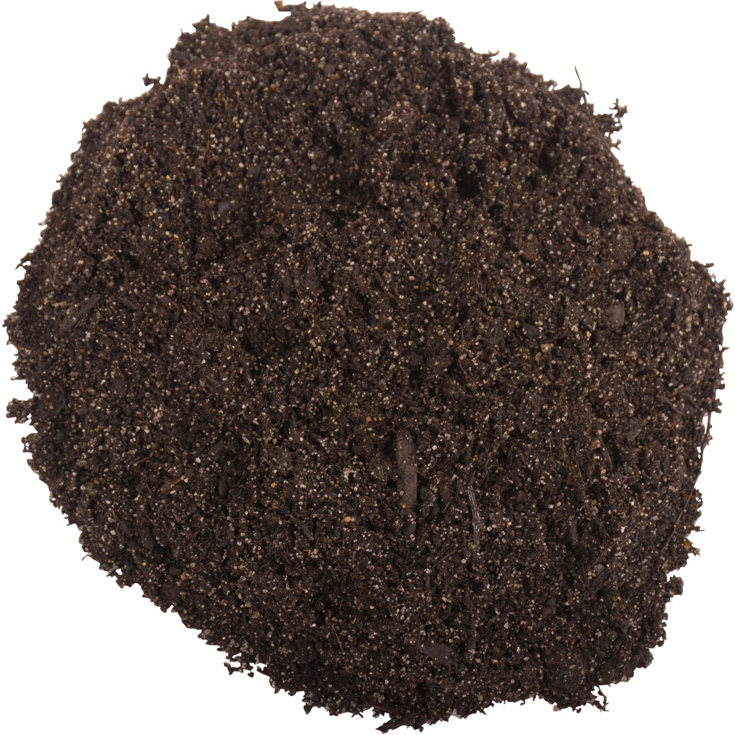 Nahaufnahme von Compo Sana Rasenerde, geeignet für die Rasenregeneration und -neuanlage.