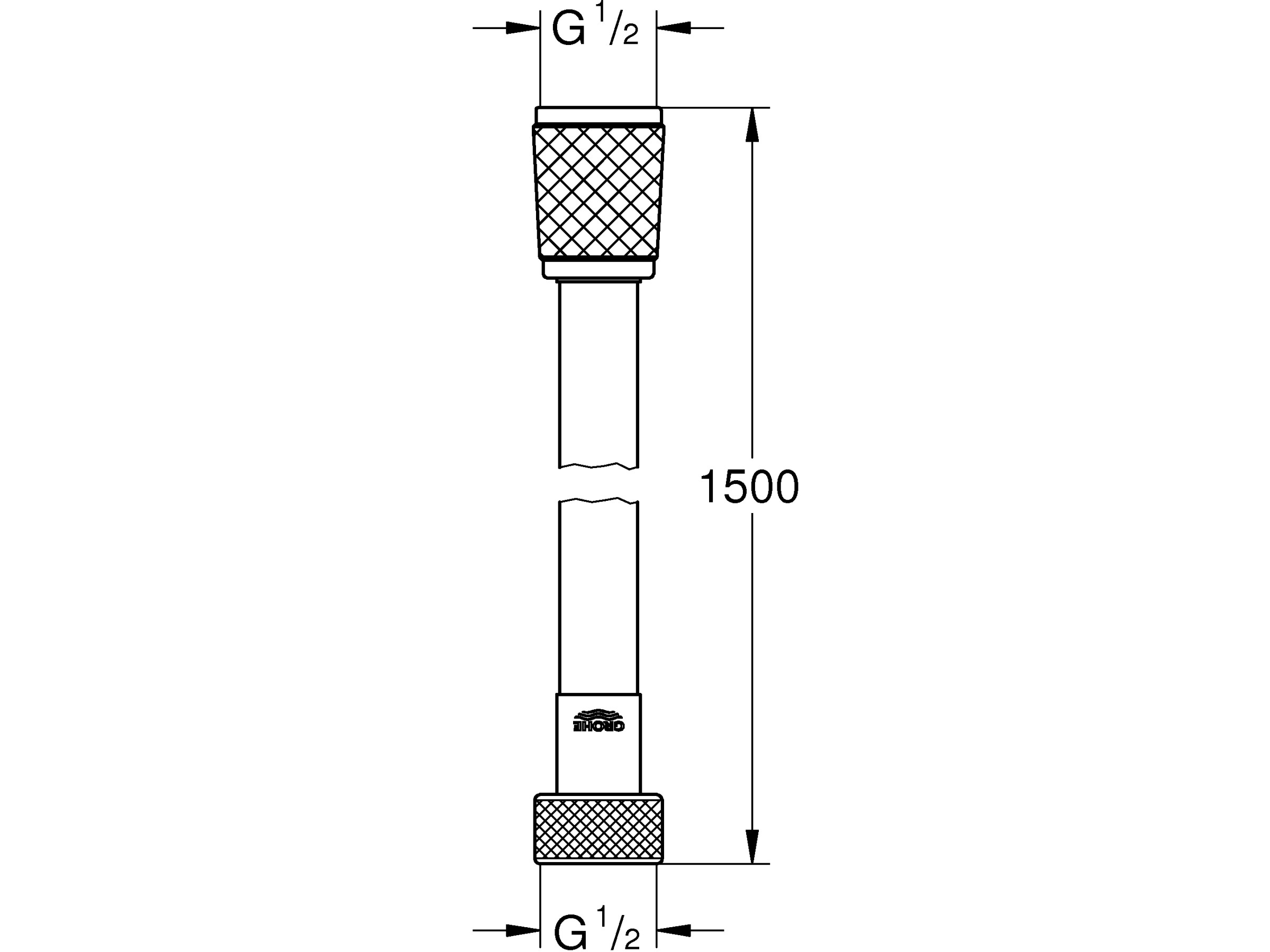 Grohe Brauseschlauch VitalioFlex Comfort 150 cm Chrom kaufen bei OBI