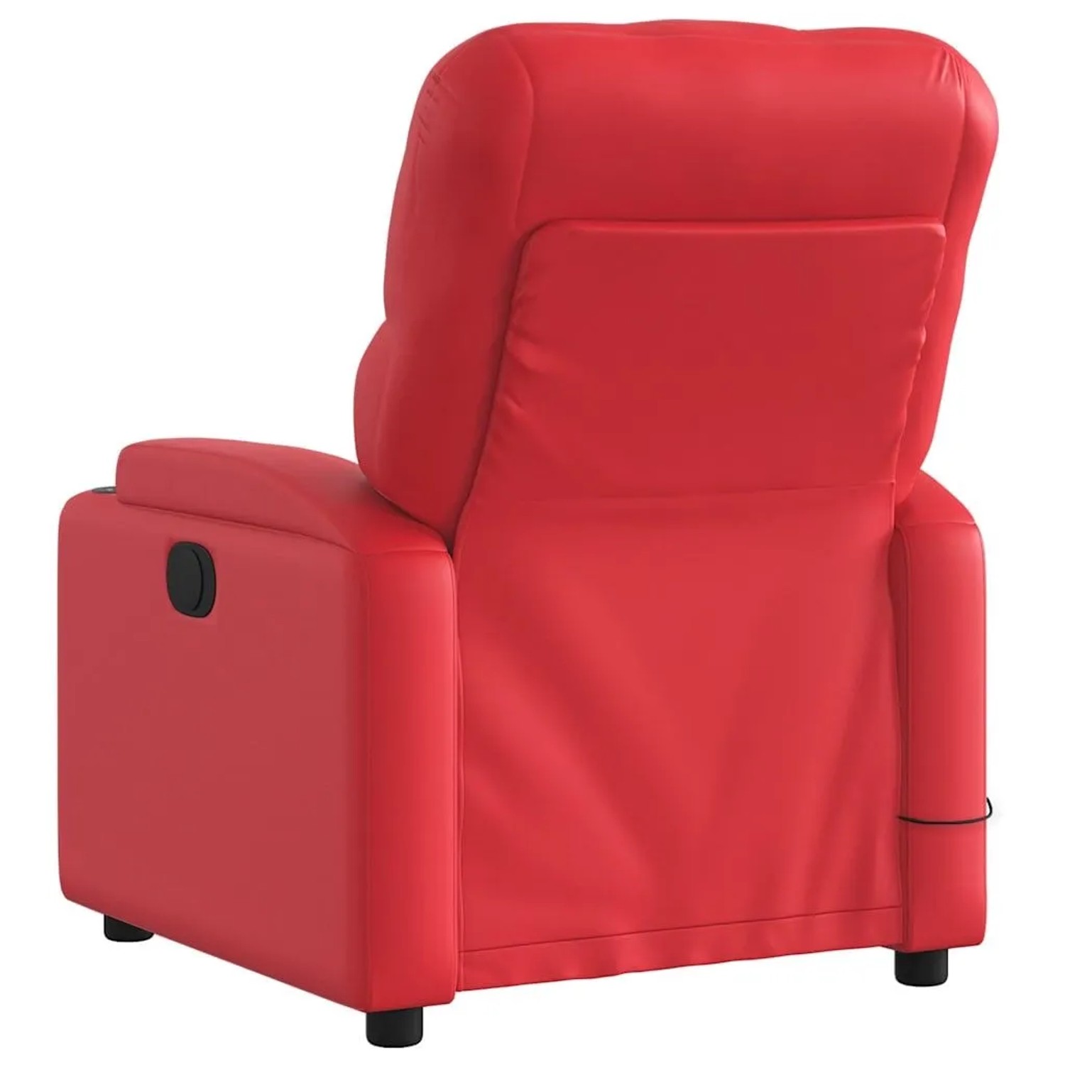 vidaXL Massagesessel Elektrisch Rot Kunstleder 3204770_5