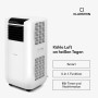 Weiße Klarstein Max Breeze Smart Klimaanlage mit App-Steuerung und 15000 BTU Kühlleistung.