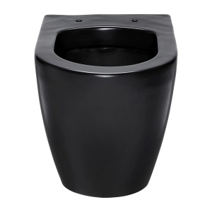 Schöner Wohnen Hänge-WC Antus, spülrandlos, in elegantem Mattschwarz.
