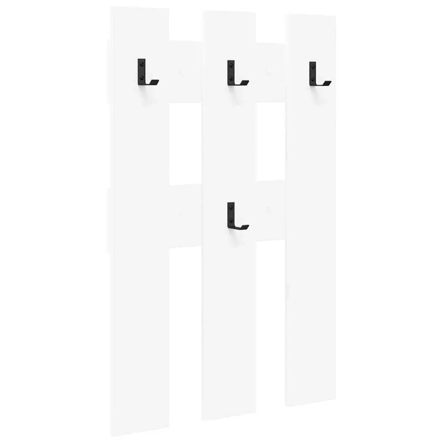 vidaXL Wandmontierter Nachttisch Weiß 65 x 3 x 100 cm Holzwerkstoff 874499