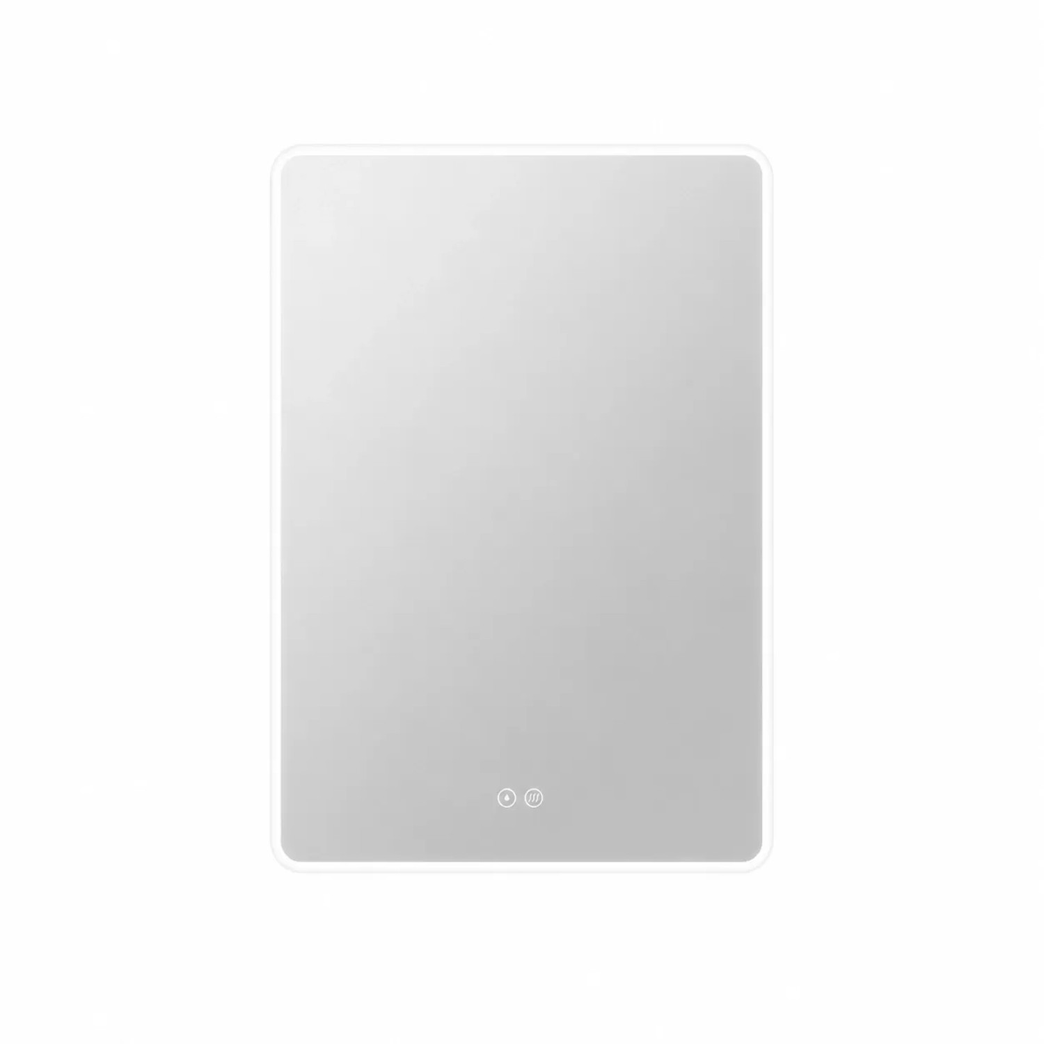 Euroshowers LED Badspiegel 50 x 70 cm mit Touch und Antibeschlag IP44