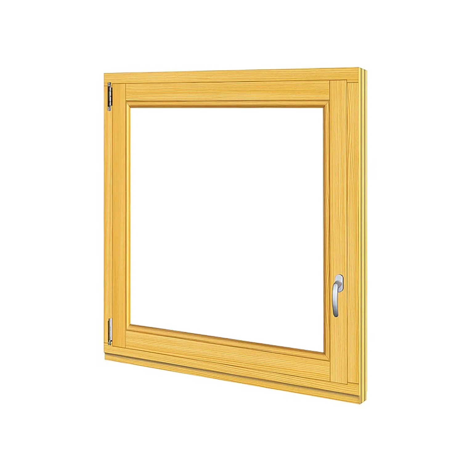 Roro Holzfenster Fichte 98 cm x 98 cm DIN L günstig online kaufen