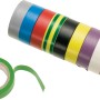 Isolierband Set mit 10 Rollen in verschiedenen Farben für Elektroinstallationen.
