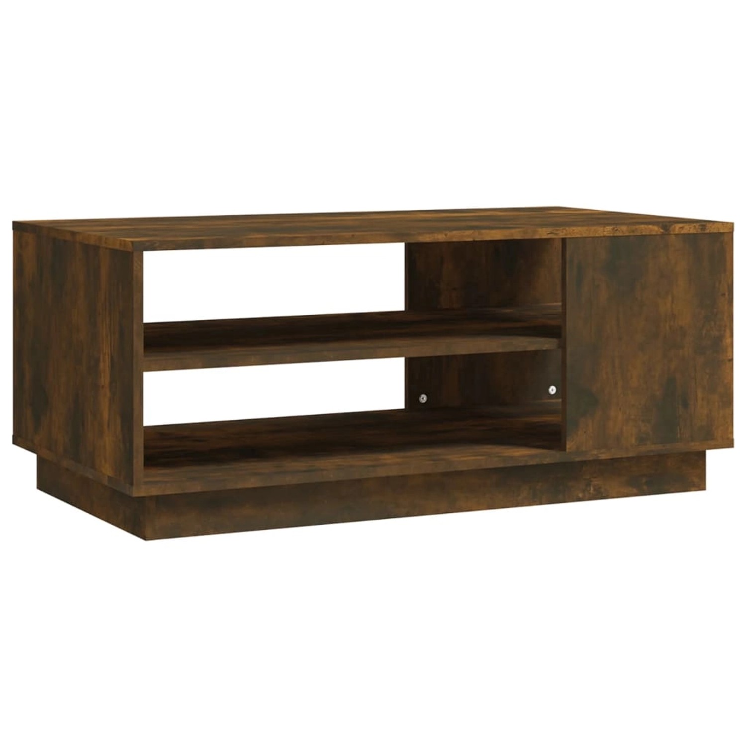 vidaXL Couchtisch Räuchereiche 102x55x43 cm Holzwerkstoff 813083