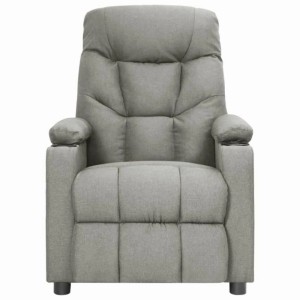 vidaXL Relaxsessel Hellgrau Stoff 339082