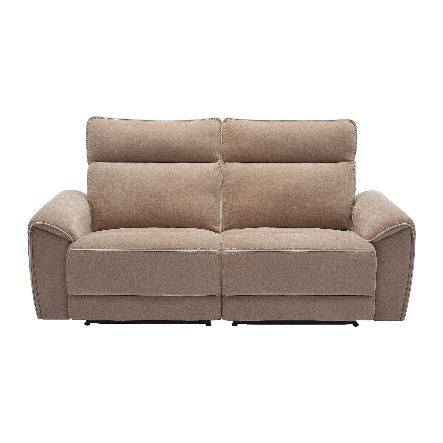 Vente-unique Relaxsofa Djaralo Taupe 200 cm
