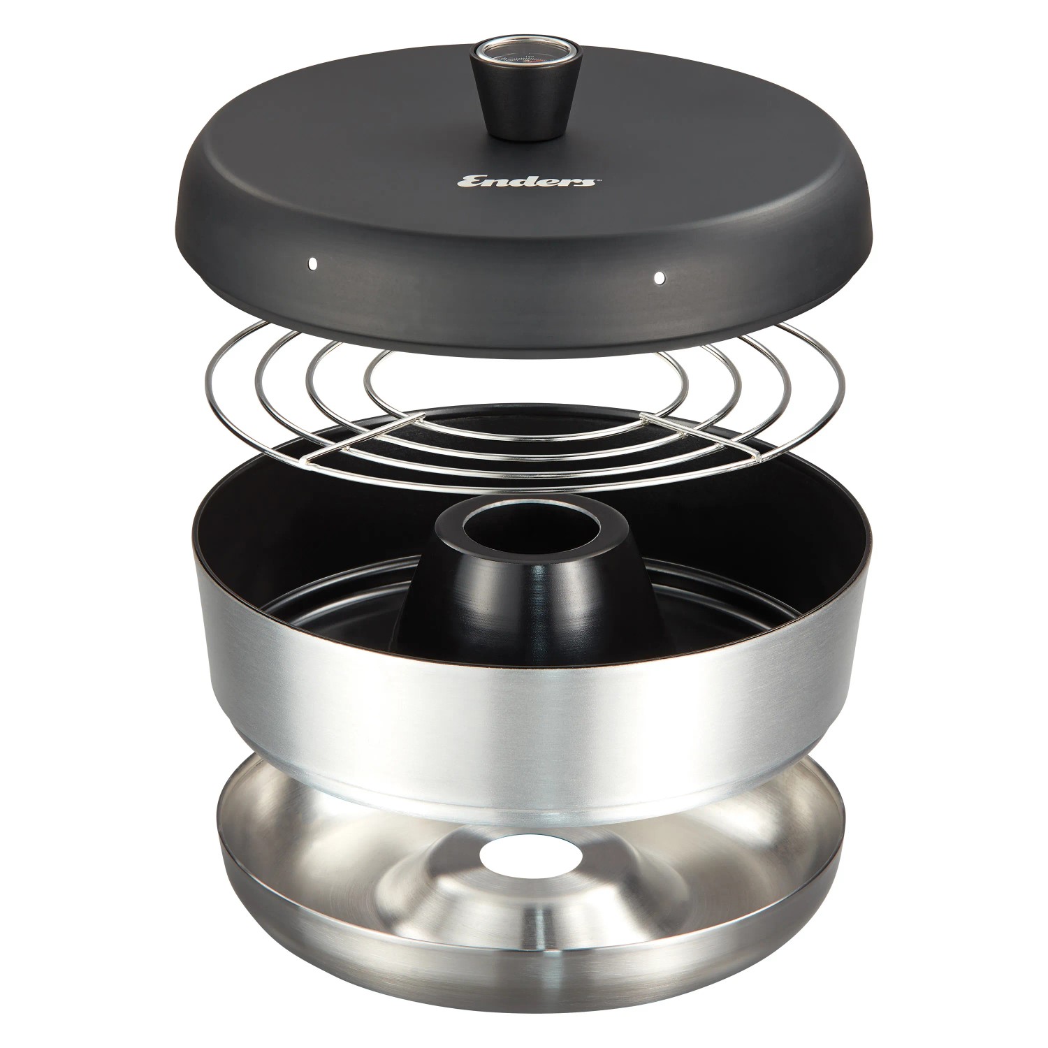 Enders Campingbackofen Vamo mit Deckel und Aufbackgitter für Camping & Outdoor.