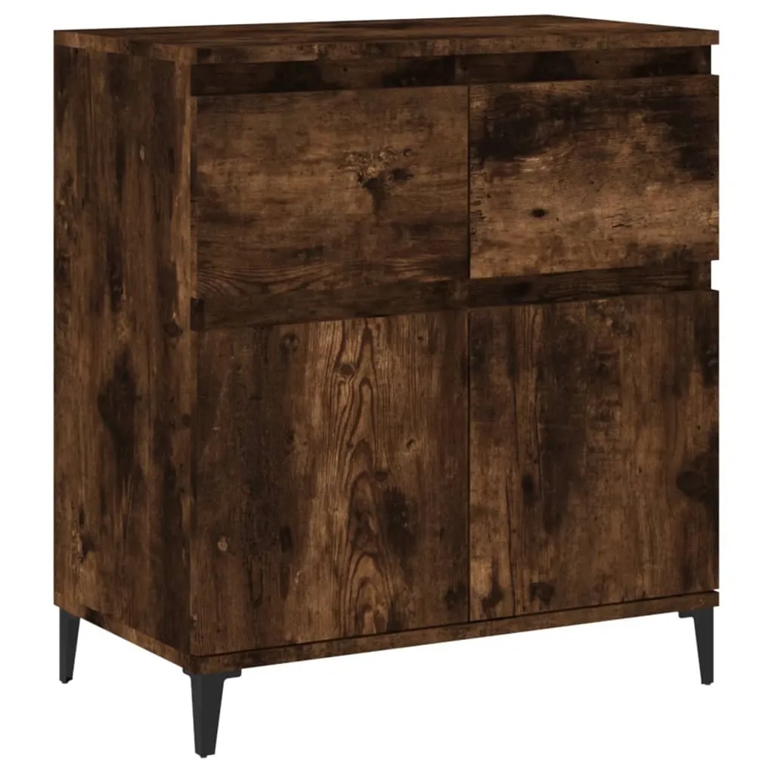 vidaXL Sideboard Räuchereiche 60x35x70 cm Holzwerkstoff 819689