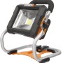 Worx Akku-Lampe WX026.9, 20V LED-Baustrahler mit drehbarem Lampenkopf und Tragegriff.