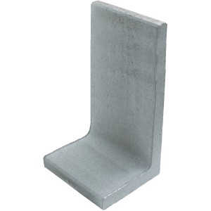 Grauer Diephaus L-Stein, 100x50x50x7 cm, zur Beet- und Böschungsbefestigung.