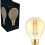 E14 LED-Filament Leuchtmittel Globe G45, 2,5W, warmweiß, mit Verpackung.
