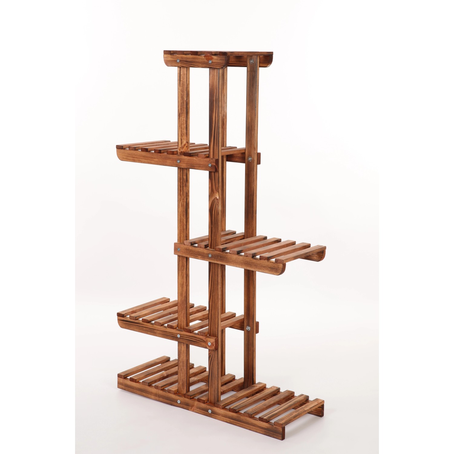 PROREGAL Blümenstande FLORACK HxBxT 117x68x25cm 6 Ablagen Braun Gebrannt günstig online kaufen