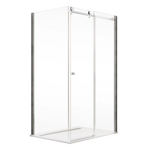 Schulte ExpressPlus Duschkabine 200x120cm mit Duschwanne, Schiebetür rechts.