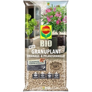 Compo BIO Granuplant Drainage- und Pflanzgranulat, 10L Sack, zur Bodenverbesserung und als Drainageschicht.