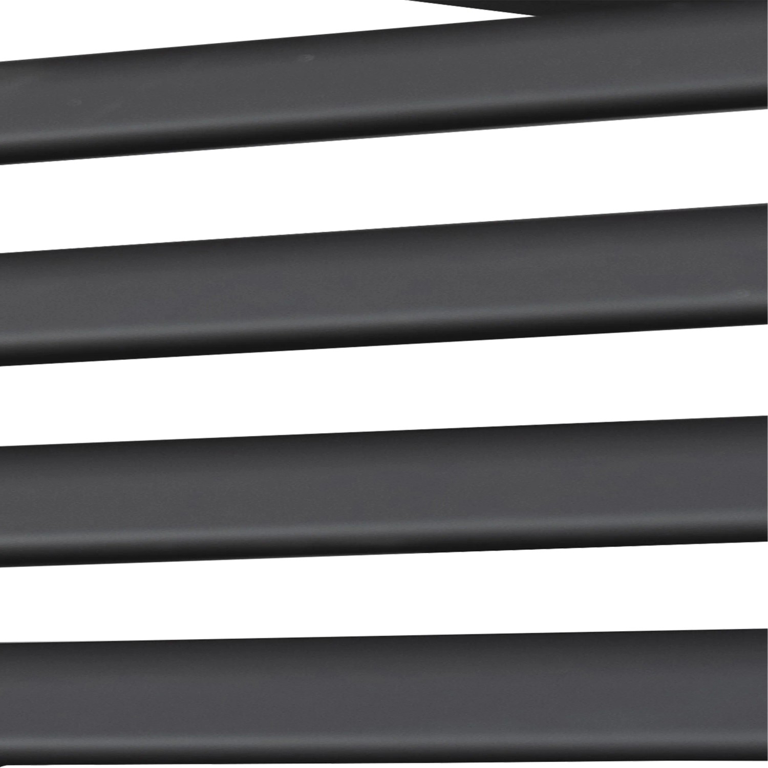 Anthrazitfarbene Lamellenwand Mirador (93 cm) für Terrassenüberdachung, Detailansicht.