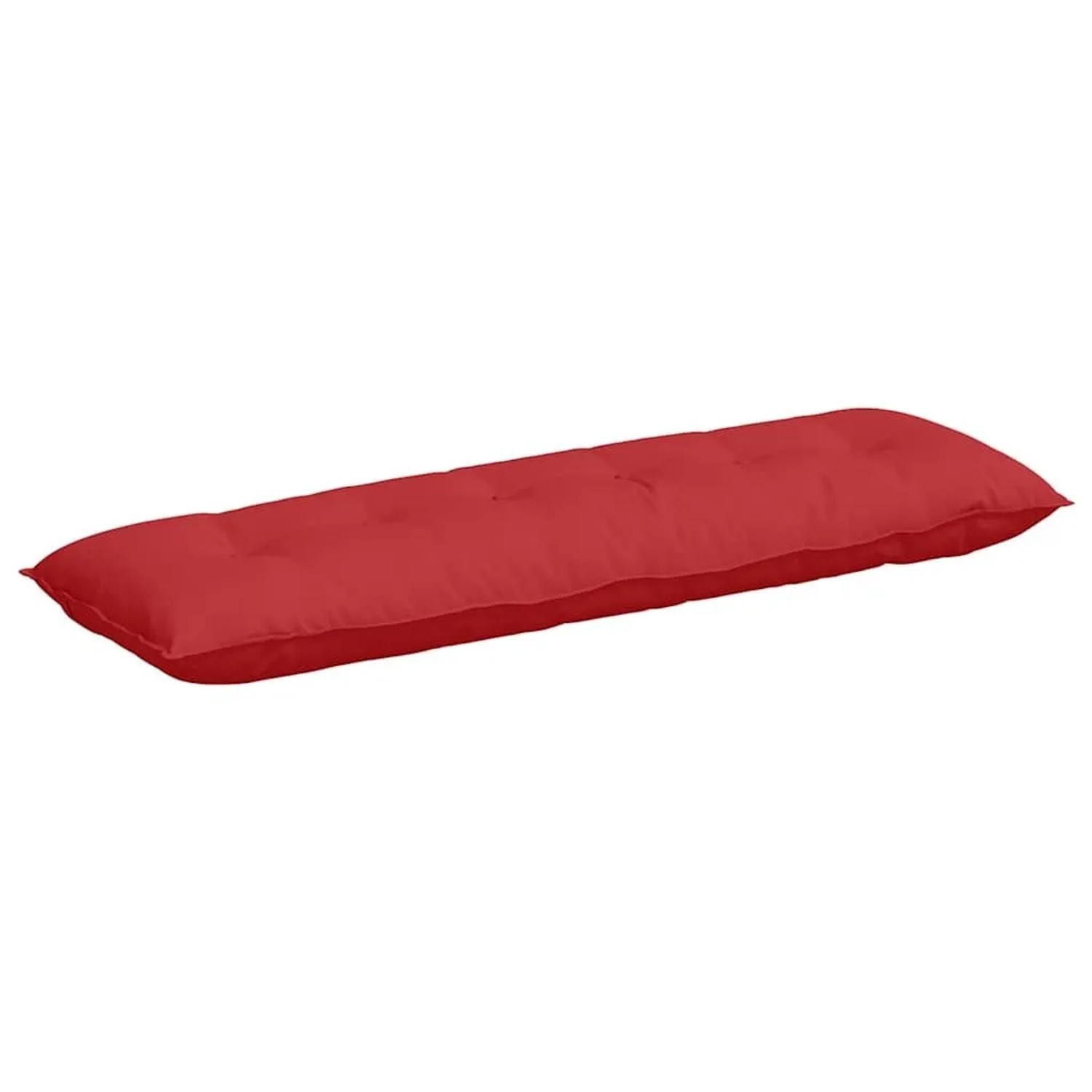 vidaXL Rückenkissen Rot 160 x 19 x 50 cm Stoff 42014885