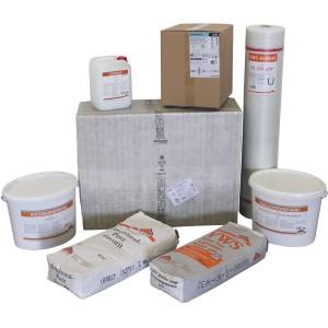 WDVS-Premium-Paket mit Mineralwoll-Dämmplatten (80 mm). Komplettes Vollwärmeschutz-System mit Dämmplatten, Putz, Farbe und Zubehör.
