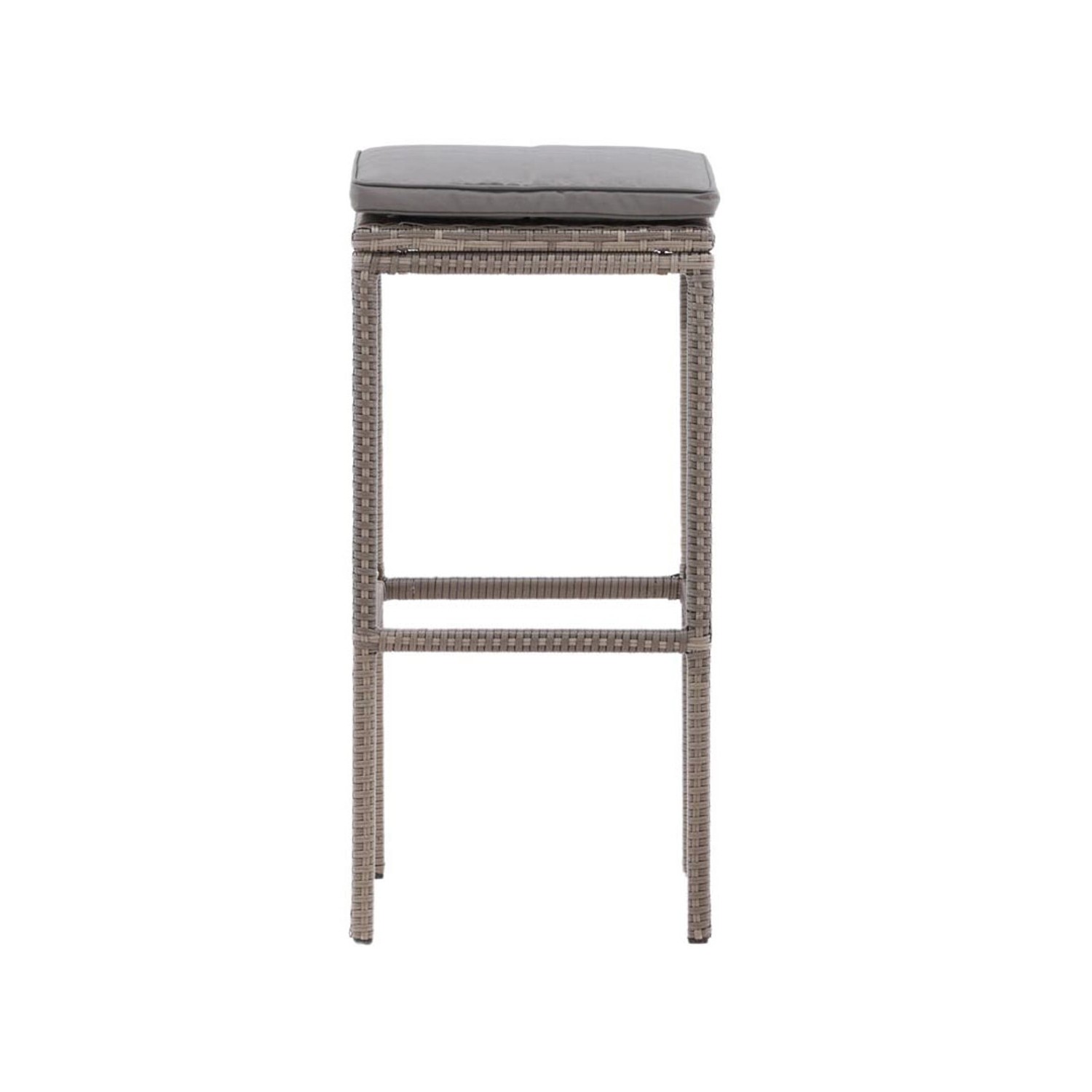 ebuy24 Alo Garten Barhocker mit Kissen Grau günstig online kaufen